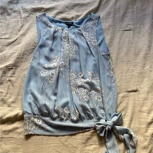 Max Edition Blue Floral Blouse